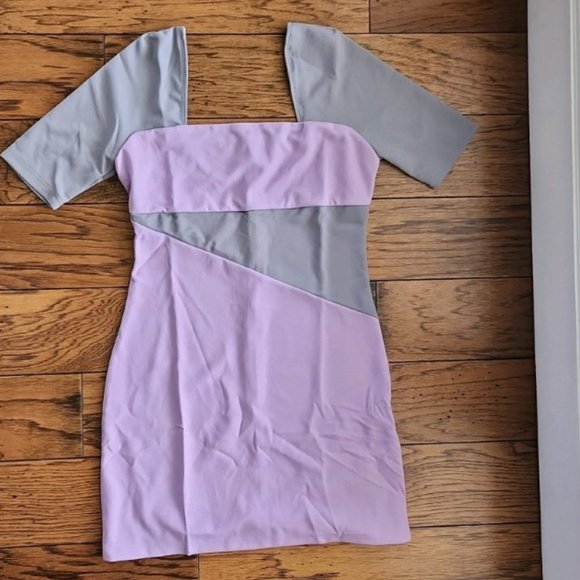 NWT Tassnim Colorblock Square Neck Dress - Picture 5 of 10